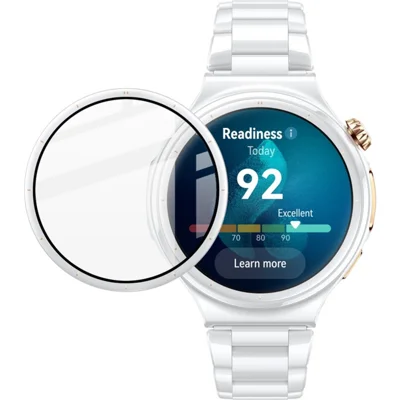IMAK For Huawei Watch 6 Pro 43mm Screen Protector Anti Scratch PMMA Watch Film - White / Scale Edges