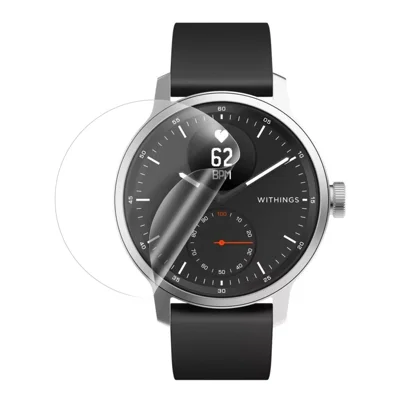 D37mm Anti-scratch Ultra Clear Soft TPU Explosion-proof Screen Protector per Withings Scanwatch 42mm