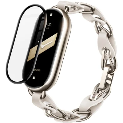 IMAK For Xiaomi Mi Band 7 Tempered Glass Screen Protector Ultra Clear Abrasion Resistant Watch Film
