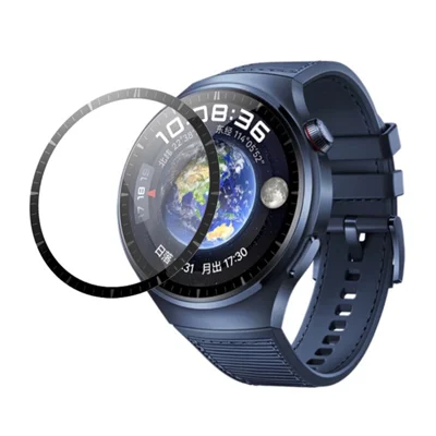 RURIHAI Für Huawei Watch 4 Pro Bildschirmschutz PMMA 3D gekrümmter Vollkleber-Bildschirmfilm
