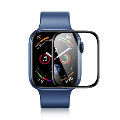 DUX DUCIS 2 pièces Protecteur d'écran pour Apple Watch SE3 / SE2 / SE1 / 6 / 5 / 4 40 mm Transparent Film de protection courbé en 3D en TPE+PMMA pour montre