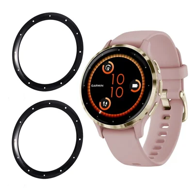 2Pcs / Pack Watch Screen Protector for Garmin Venu 3S , High Definition Anti-scratch PMMA Screen Film