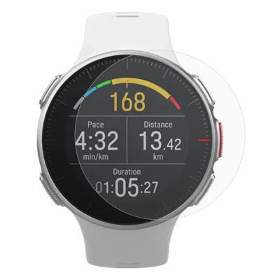 For Polar Vantage V Tempered Glass Clear Film 0.3mm Arc Edge Anti-Scratch Watch Screen Protector