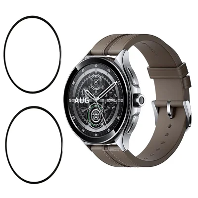 2Pcs / Pack For Xiaomi Watch 2 Pro Watch Screen Protector PMMA High Definition Screen Film