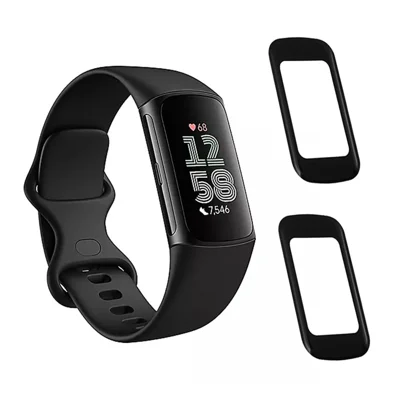 2Stück / Packung für Fitbit Charge 6 / 5 Uhrenarmband-Bildschirmschutz, empfindlicher Bildschirmschutzfilm aus PMMA