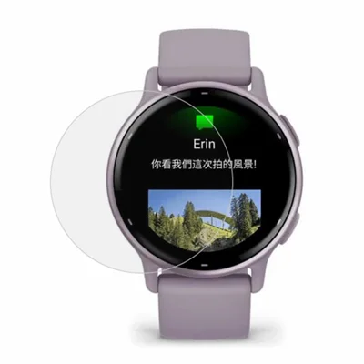 Protecteur d'écran complet pour Garmin Vivoactive 6 / vivoactive 5, film de protection HD transparent anti-explosion en TPU pour montre