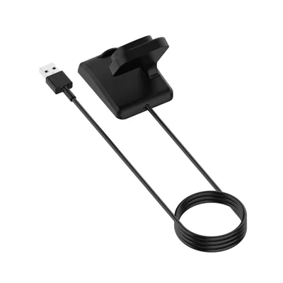 Câble de chargeur USB de 1 m avec station d'accueil pour Fitbit Versa 4 / 3 / Sense 2 / Sense