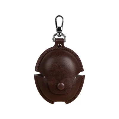 For Huawei Freebuds 5 Protective Case PU+PC Bluetooth-compatible Earphones Charging Case Cover - Dark Brown