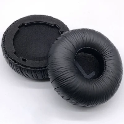 1 Pair For JBL Tune 600BTNC / Tune 660NC Headphone Earpads Leather+Sponge Earmuffs - Black