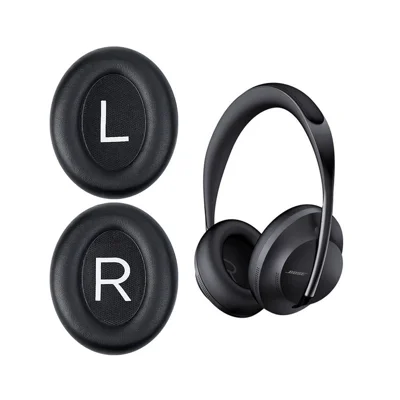 For Bose 700 Noise Cancelling Headphones (NC700) Replacement Ear Pads Protein Leather Ear Cushions - Black