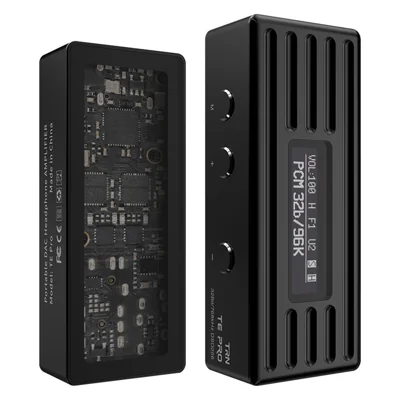 مُضخِّم صوت محمول TRN TE Pro مع شاشة OLED، مضخِّم DAC عالي الدقة بدون فقدان