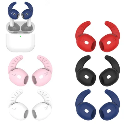 5 Pairs For AirPods 4 Silicone Earbud Covers Anti Lost Dust Protection Ear Tips