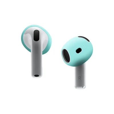 For AirPods 4 Ear Tips Replacement Ultra Thin Silicone Earbuds Cover - Mint Green
