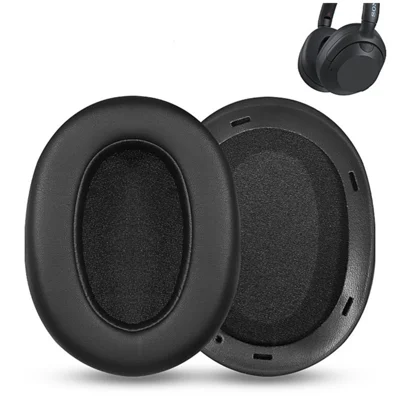 1 Pair For Sony WH-ULT900N / ULT WEAR Replacement Earpads Wireless Headphones Protein Leather Ear Cushions - Black