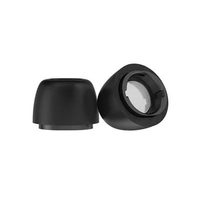 AHASTYLE WG168 3 Pairs For Samsung Galaxy Buds3 Pro Silicone Ear Tips Size S Bluetooth-Compatible Earbuds Caps - Black