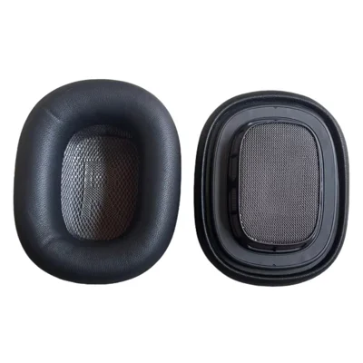 1 Pair for Apple AirPods Max Sheepskin Ear Cushions Magnetic Memory Foam Replacement Earpads - Dark Grey