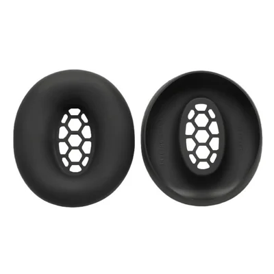 1 Pair Earpad Silicone Case for Sennheiser HD 450BT Headphones Cushion Protective Cover - Black