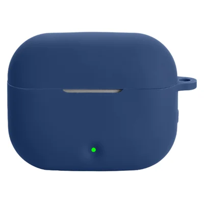 For Edifier Lolli Pro 5 / EvoBuds Pro Protective Case Bluetooth-Compatible Earbuds Silicone Cover with Hook - Dark Blue