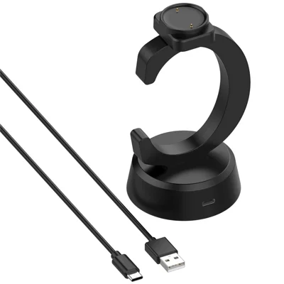C-Shape Charging Dock for Huami Amazfit Active 2 Square / Active 2 / Bip 6 Watch Charger Charging Stand