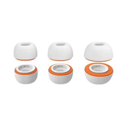 AHASTYLE WG181 3 Pairs For Apple AirPods Pro / Pro 2 Replacement Ear Tips Silicone Memory Foam Earbuds Caps - S + M + L