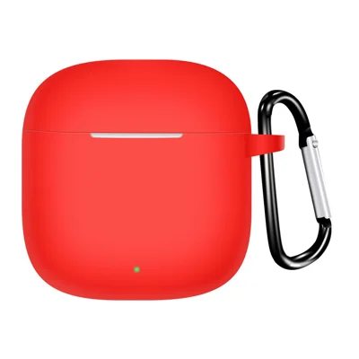For Huawei FreeBuds SE 3 Protective Case Bluetooth-Compatible Earphone Silicone Cover with Hook - Red