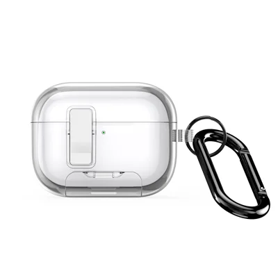 DUX DUCIS For AirPods Pro 3 Earphone Case  PECR Series PC+TPU Cover with Phone Holder and Hook - Clear