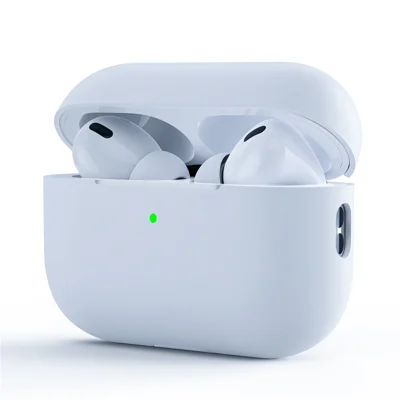 For AirPods Pro 3 Case Split Design Ultra Thin Silicone Earphone Protective Cover - White