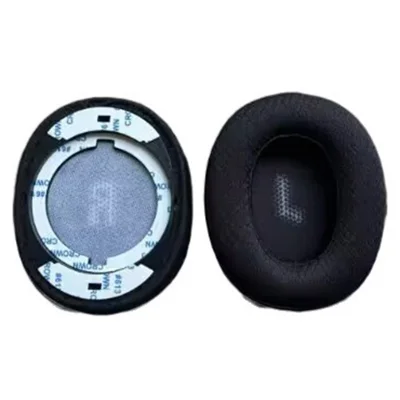 For JBL E55BT Quincy Bluetooth-compatible Headphones Replacement Ear Pads Mesh Fabric Cushions Earmuffs - Black