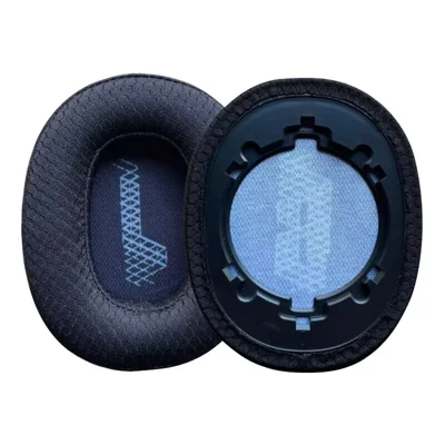 For JBL Live 500BT Headphone Ear Pads Breathable Mesh Fabric Replacement Over Ear Headset Cushions - Black