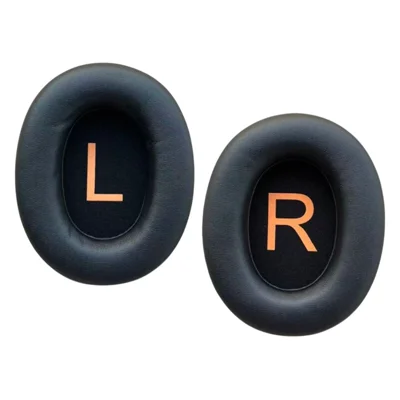 1Pair Replacement Earpads for QCY H3 / H3 Lite / TOZO HT2 Ear Pads Foam Cushions - Black