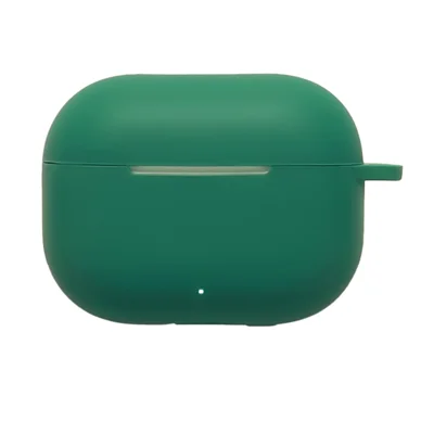 For Huawei FreeBuds SE 4 ANC Silicone Case Wireless Earphones Protective Cover with Anti-Lost Buckle - Blackish Green
