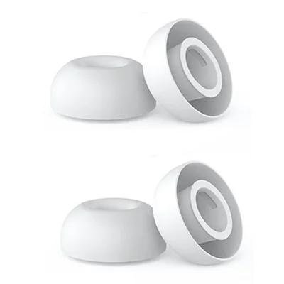 AHASTYLE WG187 2 Paar für AirPods Pro 3 Silikon-Ohrspitzen Ersatz-Ohrstöpsel - Weiß / L