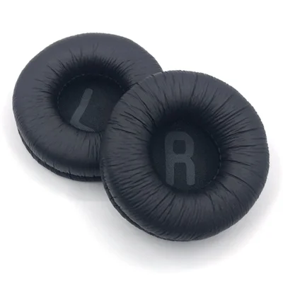 1 Paar Ersatz-Ohrpolster für JBL Tune 600BT / Tune 520BT / TUNE 510BT / TUNE 500BT / T450BT Kopfhörerpolster - Schwarz