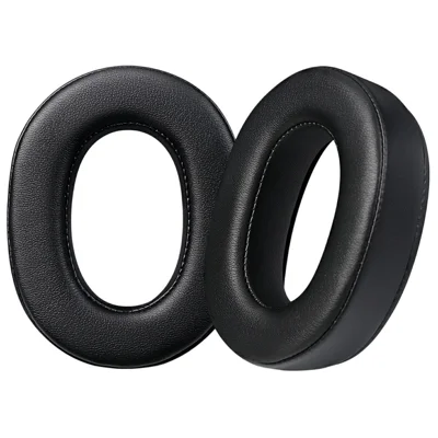 2Pcs Ear Pads for Sony MDR-1000X  /  WH-1000XM2 Headphones Protein Leather Memory Foam Replacement Cushions