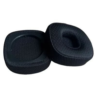 For Marshall Major III / IV Headphones Football Texture Mesh Fabric Ear Pads Replacement Ear Cushions - Black