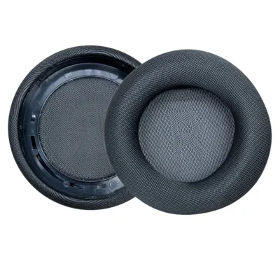 For Corsair Virtuoso MAX Headset Mesh Fabric Breathable Replacement Ear Cushions Gaming Headphone Accessories - Black