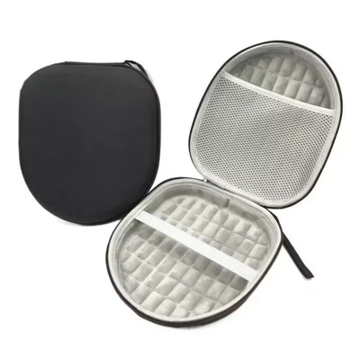 Carrying Case for JBL E65BTNC/Live 650BTNC/660NC Headphones Hard EVA Storage Bag 1680D Oxford Fabric Protective Pouch - Black