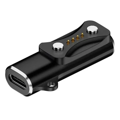 PL-04 Type-C Magnetic Charging Adapter for Polar Pacer / Pacer Pro / Vantage V3 / Vantage M3 - Black