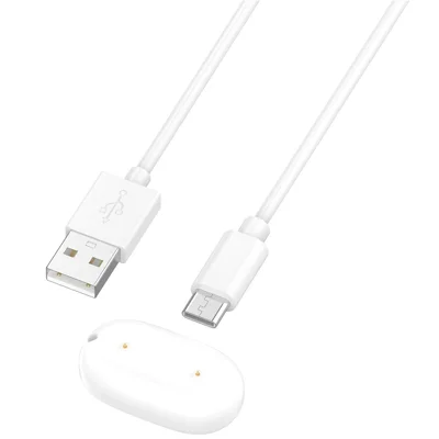 For Google Fitbit Air Magnetic Charging Cable Split USB-C Charging Base Replacement Charger - White