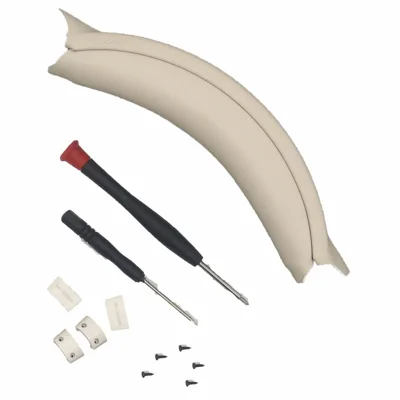 For Sony WH-1000XM3 JZF-660 Headband Cushion Cover Protein Leather + PC Replacement Kit
