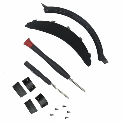 JZF-661 For Sony WH-1000XM4 Headband Replacement Kit Breathable Mesh + PC Headphone Headbeam - Black