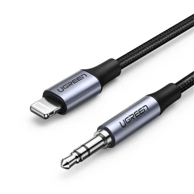 UGREEN 1m MFI Lightning to 3.5mm Cable Male to Male Headphone Jack Adapter für iPhone