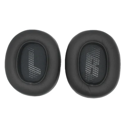 JZF-373 For JBL Live 650BTNC/660/E65BTNC/Duet NC Headset Ear Cushions 1Pair Protein Leather Ear Cups Headphones Ear Pads Cover - Black