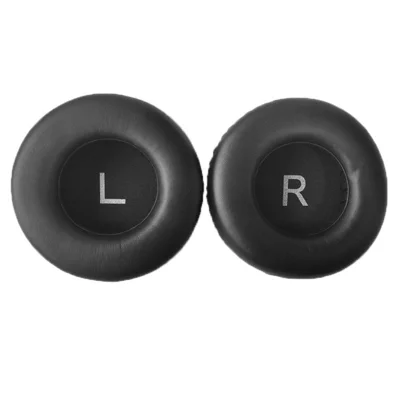 JZF-136 For AKG K550 / K551 / K552 / K553 / K555 Headset Earpads 1Pair Protein Leather Ear Cushions - Black