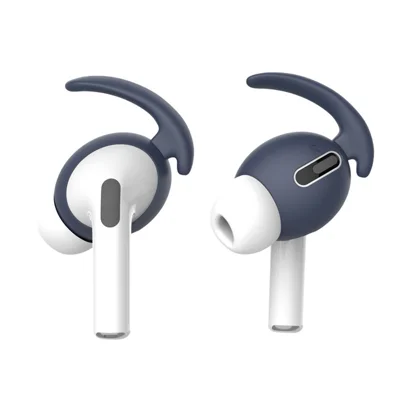 1 пара мягких силиконовых чехлов для наушников Apple AirPods Pro 1-го поколения, нескользящие ультратонкие наконечники для наушников, синий