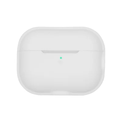 For AirPods Pro 2 Charging Case Cover Anti-Fall Silicone Case Bluetooth-compatible Headset Protector - White