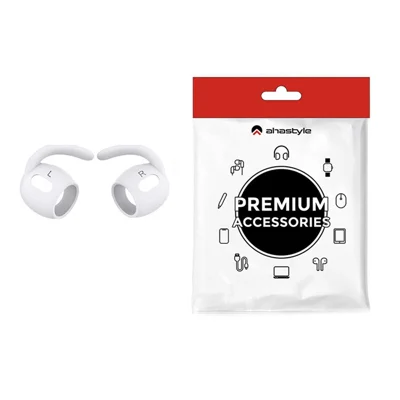 AHASTYLE 1 пара дужек для наушников AirPods Pro 2, дужки против скольжения и потери, силиконовые наконечники для наушников, совместимые с Bluetooth, белые