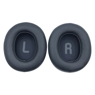1 Pair For JBL Tune T700BT T710BT T750BTNC T760NC Protein Leather Ear Cushions Replacement Earpads - Black
