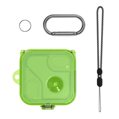 For Nothing Ear (2) Anti-Scratch PC Case Bluetooth-compatible Headset Sleeve Earphone Cover - Transparent Yellow