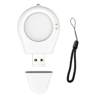 For Xiaomi Watch S3 / Watch S2 / Watch 2 Pro Waterdrop Shape USB Charger Smart Watch Charging Dock - White